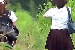 Watched Asian Teens in Uniform Pee