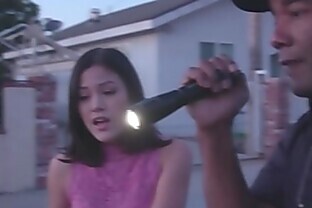 Brunette Teen Sucks Black Cop's Dick to Avoid Jail 7 Min
