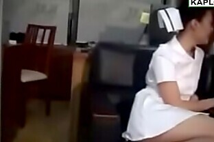 Pinay Nurse, Lucky Bastard Brain-Fucks Her Tight Holes
